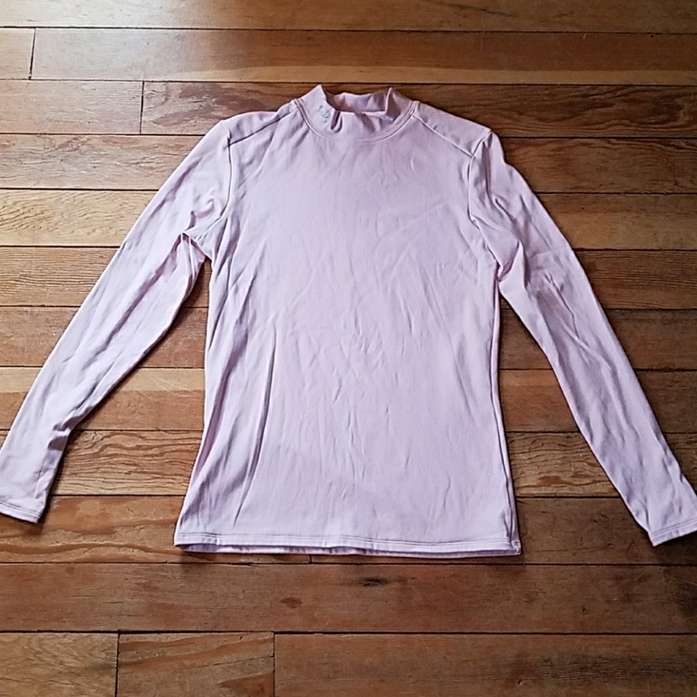 Under armour pastel pink mock turtleneck